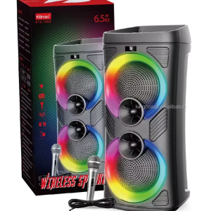 KTS-1860 Portable Wireless Speaker with Microphone – Bluetooth Connectivity, Deep Bass