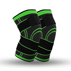2 PCS Knee Support Compression Sleeves – Men & Women Knee Brace for Joint Pain, Arthritis Relief, Running & Fitness