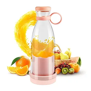 Rechargeable Portable USB Fruit Juicer Blender 420ml – Compact & Powerful Smoothie Maker