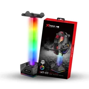 Xtrike Me HT03 RGB Headset Stand – Stylish, Functional & Compact