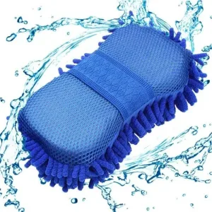 Premium Microfiber Wash Sponge Pad – Scratch Free Car Cleaning for a Streak Free Shine