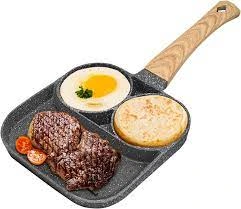 2 Hole Nonstick Egg & Pancake Frying Pan | Nonstick Egg & Pancake Cooker