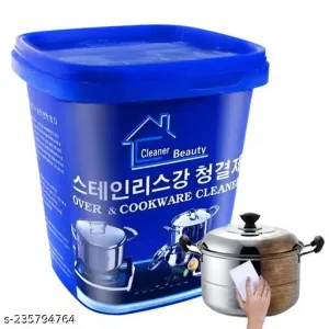 Stainless Steel Cleaning Paste – Rust Remover & Stain Cleaner for Kitchen Cookware, Pots, and Pans