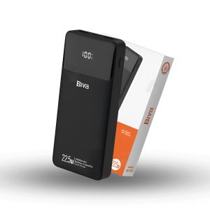 BIVA BP-010 10000mAh Portable Power Bank – Slim & Fast Charging Battery Backup